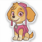Paw Patrol Skye Sticker - Niedliches Adventure Pup (Vorderseite)