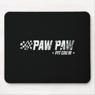 Paw Paw T Crew Rennwagen Geburtstag Familie Rennen Mousepad