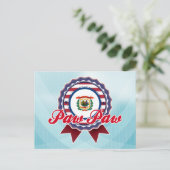 Paw Paw, WV Postkarte (Stehend Vorderseite)