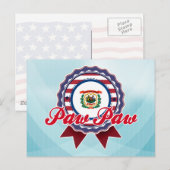 Paw Paw, WV Postkarte (Vorne/Hinten)