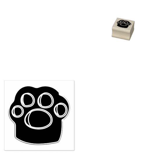 Paw Pet Gummistempel (Stempel)