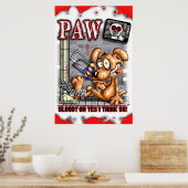 PAW-Plakat Poster (Küche)