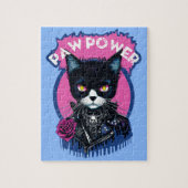 Paw Power Punk Cat Puzzle (Vertikal)
