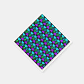 Paw Print and Heart Serviette (Ecke)