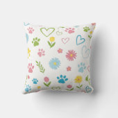 Paw Print and Hearthebel Kissen Paw Paw (Rückseite)