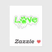 Paw Print Aufkleber (Blatt)