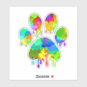 Paw Print Aufkleber (Blatt)