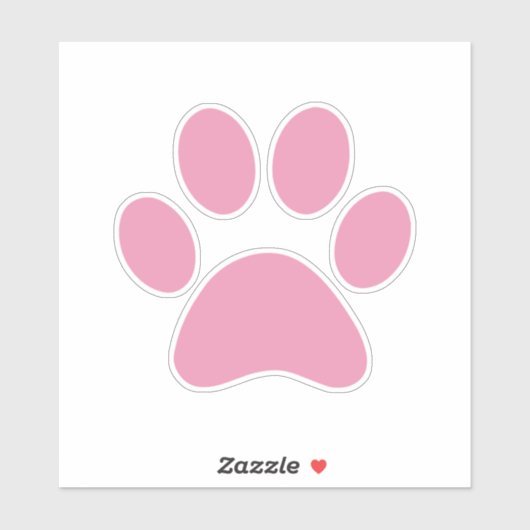 Paw Print Aufkleber (Blatt)