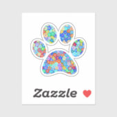 Paw Print Aufkleber (Blatt)