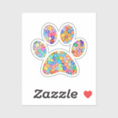 Paw Print Aufkleber (Blatt)