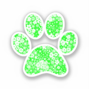 Paw Print Aufkleber