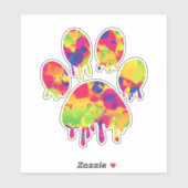 Paw Print Aufkleber (Blatt)