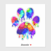 Paw Print Aufkleber (Blatt)