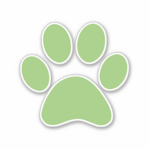 Paw Print Aufkleber