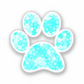 Paw Print Aufkleber (Vorderseite)