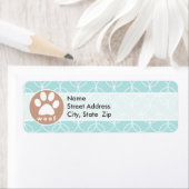 Paw Print; Baby Blue Circles (Insitu)