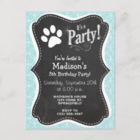Paw Print; Baby Blue Circles