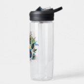 Paw Print Boho Wasserfarbe Trinkflasche (Links)