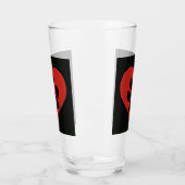 Paw Print Cat Dog Glas (Links)