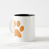 Paw Print Coffee Tasse (Vorderseite Links)
