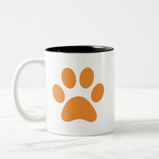 Paw Print Coffee Tasse (Links)