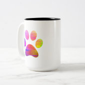 Paw Print Coffee Tasse (Vorderseite Links)