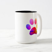 Paw Print Coffee Tasse (VorderseiteRechts)