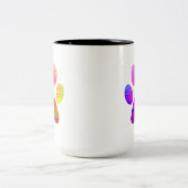 Paw Print Coffee Tasse (Mittel)