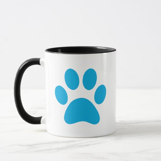 Paw Print Coffee Tasse (Links)
