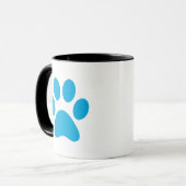 Paw Print Coffee Tasse (Vorderseite Links)