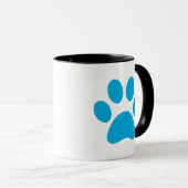 Paw Print Coffee Tasse (VorderseiteRechts)