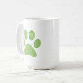 Paw Print Coffee Tasse (Vorderseite Links)