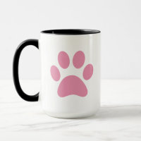 Paw Print Coffee Tasse