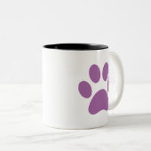Paw Print Coffee Tasse (VorderseiteRechts)