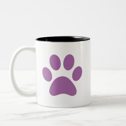 Paw Print Coffee Tasse (Links)