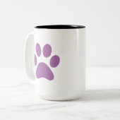 Paw Print Coffee Tasse (Vorderseite Links)