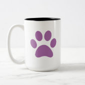 Paw Print Coffee Tasse (Links)