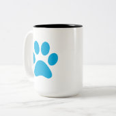 Paw Print Coffee Tasse (Vorderseite Links)