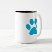 Paw Print Coffee Tasse (VorderseiteRechts)