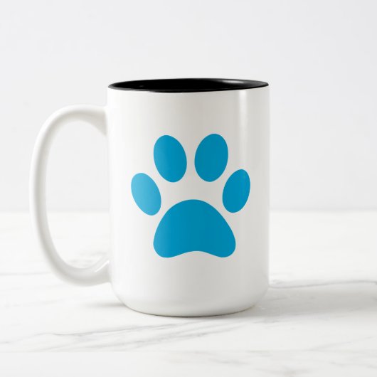 Paw Print Coffee Tasse (Links)