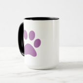 Paw Print Coffee Tasse (Vorderseite Links)