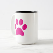 Paw Print Coffee Tasse (Vorderseite Links)