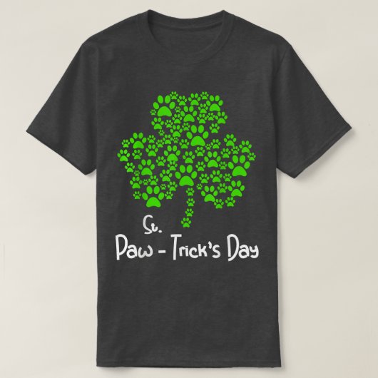 Paw Print Dog Owner Lover  T-Shirt (Design vorne)