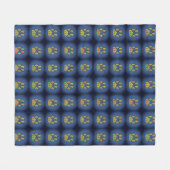 Paw Print Fleecedecke (Vorderseite (Horizontal))