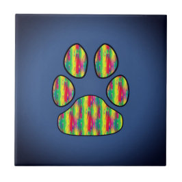 Paw Print Fliese