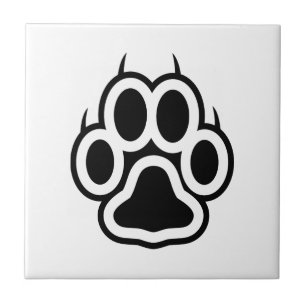 Paw Print Fliese