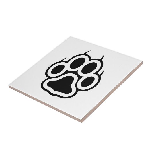 Paw Print Fliese (Seite)