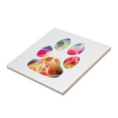 Paw Print Fliese (Seite)