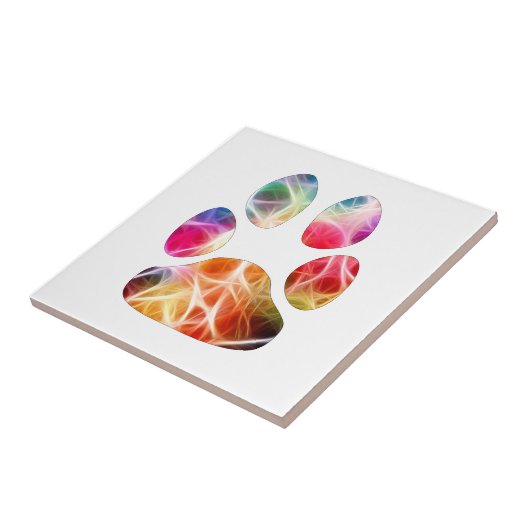 Paw Print Fliese (Seite)