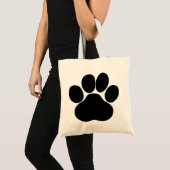 Paw Print for Pet Lover Tragetasche (Vorderseite (Produkt))